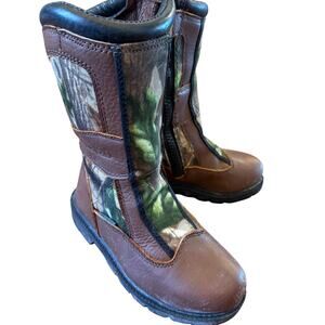 RedHead Bayou Kids Sz 1 Boys Girls Waterproof Side-Zip Snake Hunting Boots